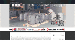 Desktop Screenshot of parallelsanat.com